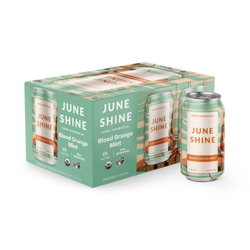 Juneshine Blood Orange Mint 4/6 12OZ CANS