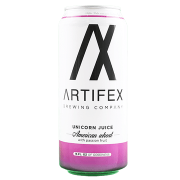 Artifex Unicorn Juice Wheat Ale w/ Passion Fruit 6/4 16OZ CAN