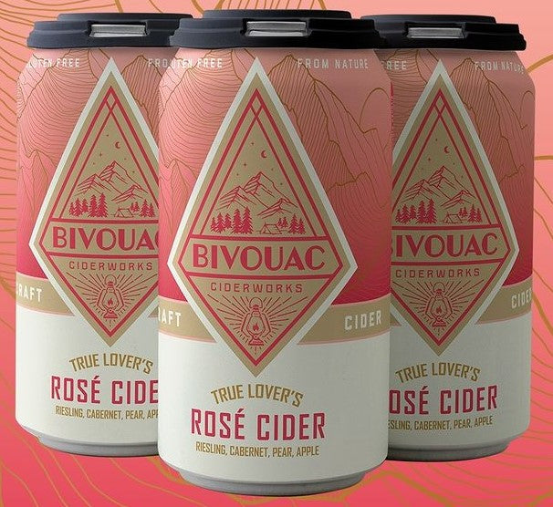 Bivouac True Lover's Rose Hard Cider 6/4 12oz cans