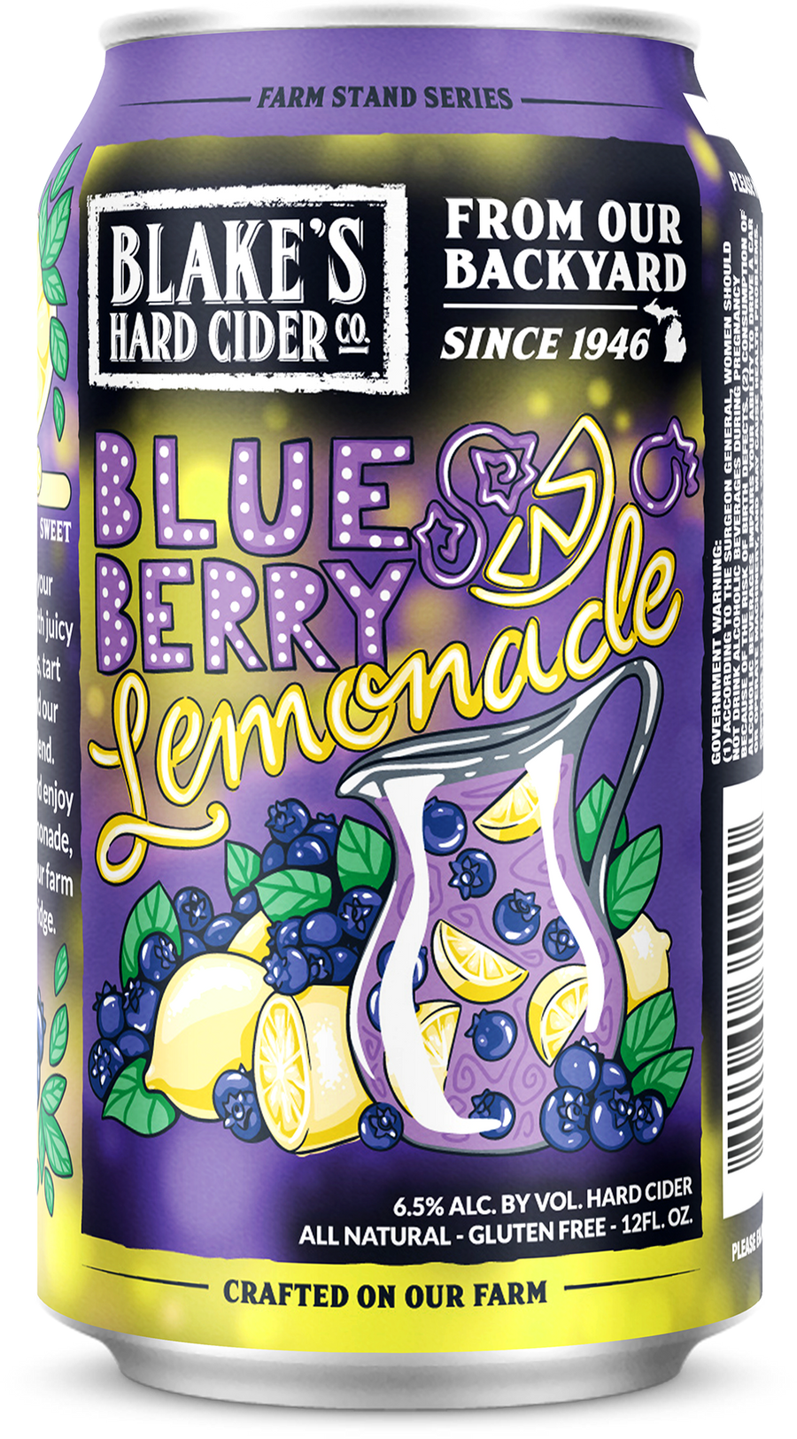 Blake's Hard Cider Blueberry Lemonade 4/6 12OZ CANS