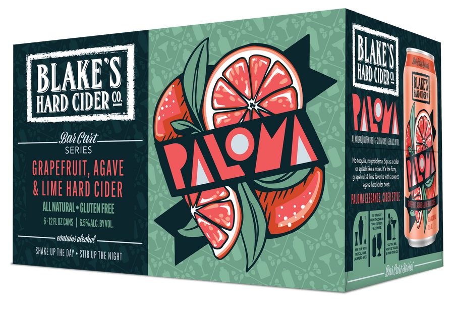 Blake's Hard Cider Bar Cart Series Paloma 4/6 12OZ CANS