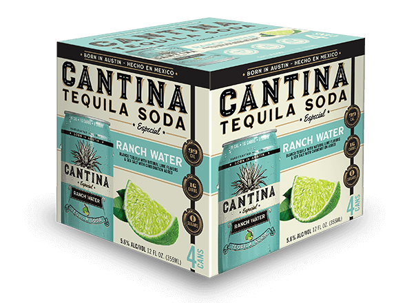 Cantina Ranch Water Tequila Soda 6/4 12OZ CANS