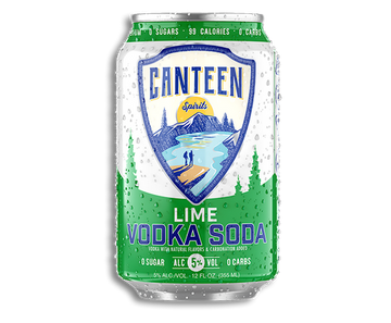 Canteen Lime Vodka Soda 6/4 12OZ CANS