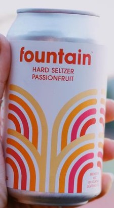 Fountain Hard Seltzer Passionfruit 4/6 12OZ CAN