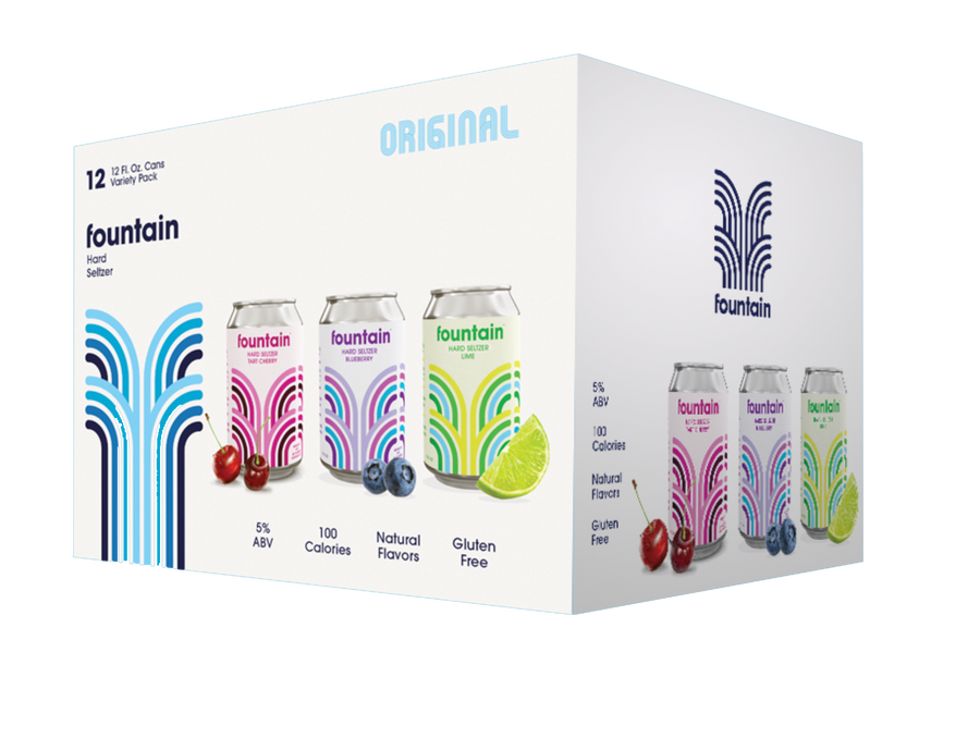 Fountain Original Variety Pack 2/12 12OZ CAN