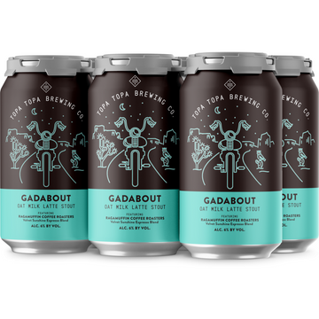 Topa Topa Gadabout Oat Milk Latte Stout 4/6 12OZ CANS