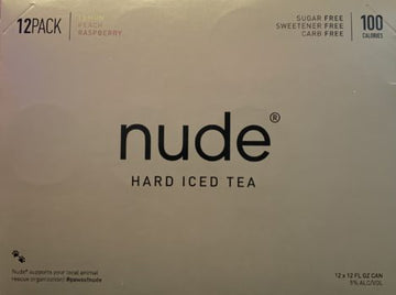 Nude Hard Iced Tea Variety Pack 2/12 12OZ CAN