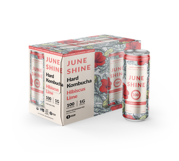 Juneshine 100 Hibiscus Lime 4/6 12OZ CAN
