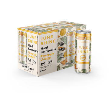Juneshine 100 Pineapple Orange 4/6 12OZ CAN