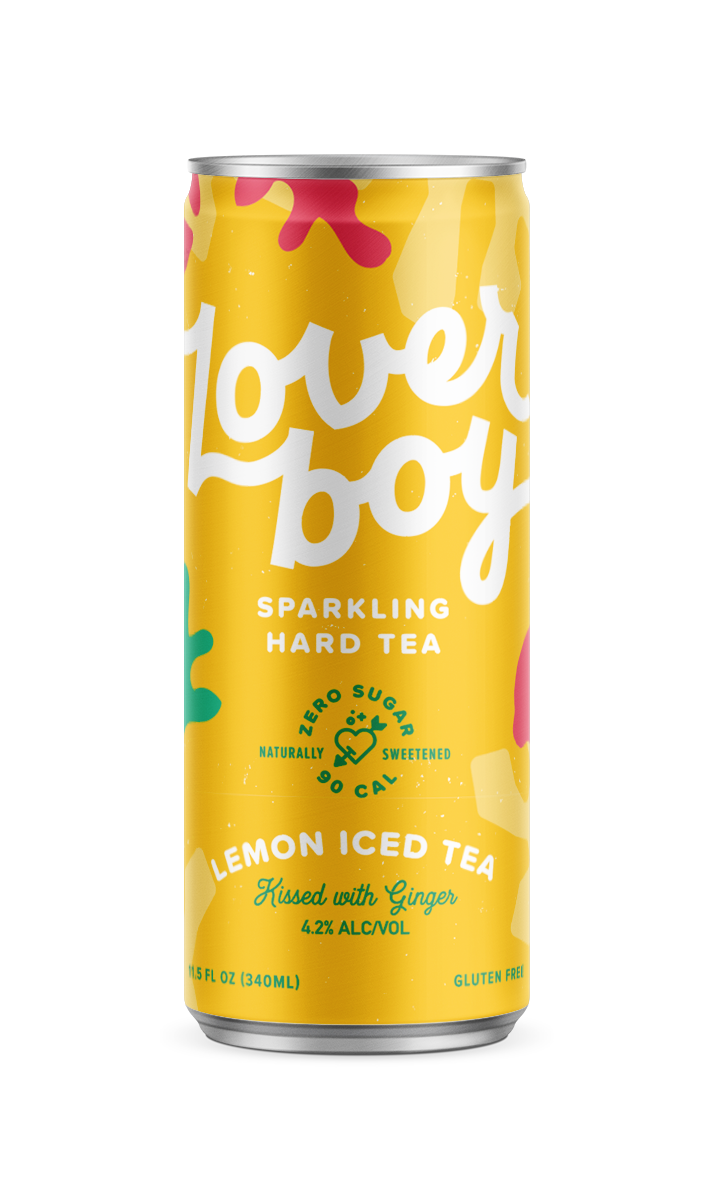 Loverboy Lemon Iced Tea 4/6 11.5OZ CAN