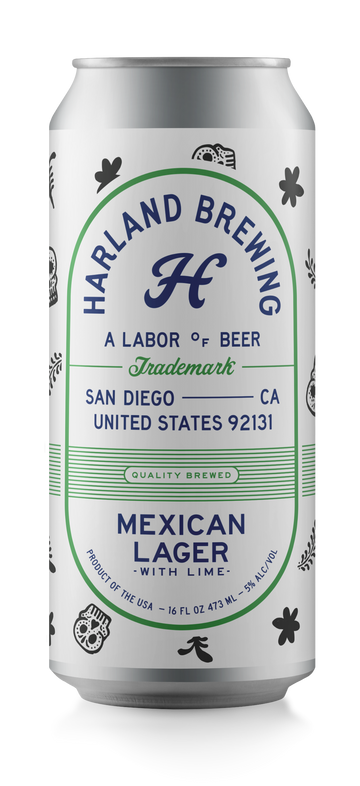 Harland Mexican Lager w/ Lime 4/6 16OZ CAN