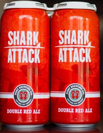 Port Brewing Shark Attack Double Red 6/4 16OZ Cans