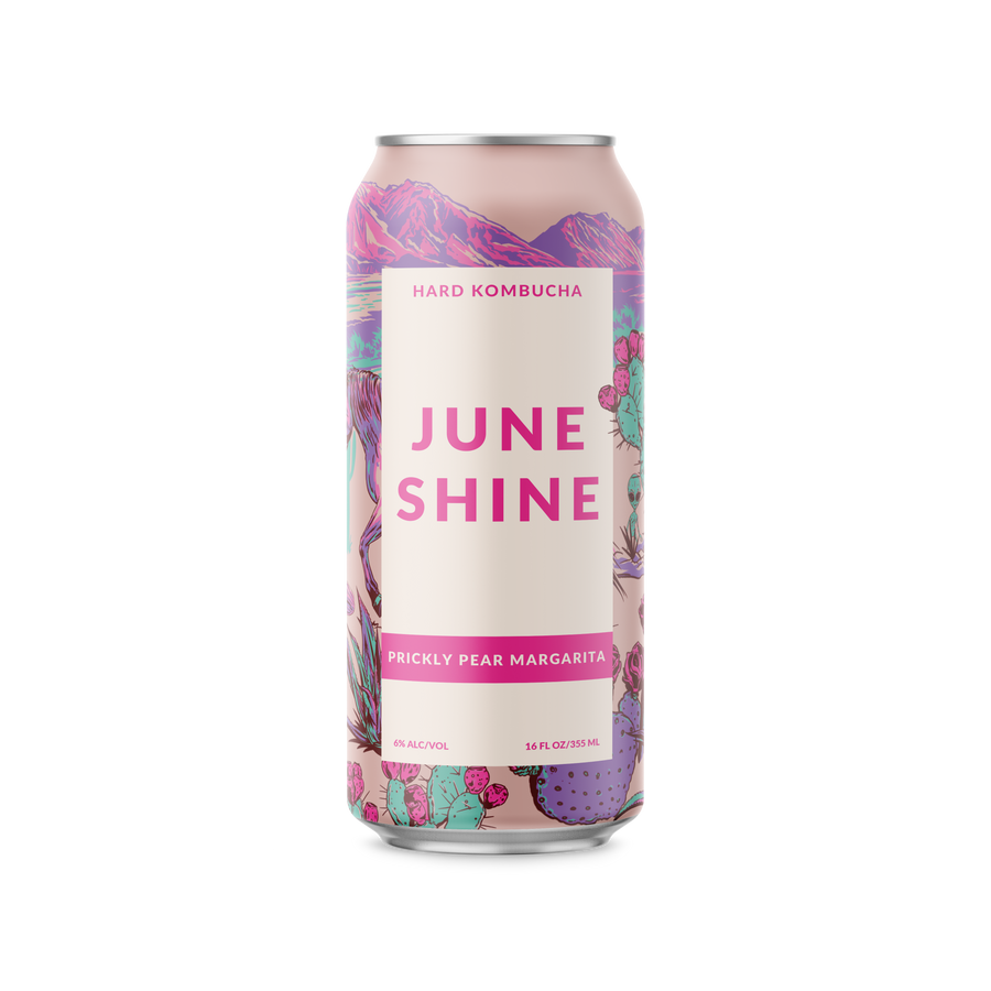 Juneshine Prickly Pear Margarita w/ Ancho Chile, Tangerine 12CT Loose 16OZ CAN