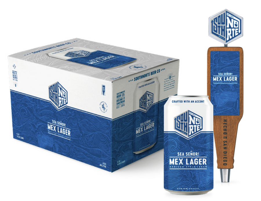 South Norte Sea Senor Mexican Lager 4/6 12OZ CAN