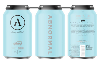 Abnormal Beer Co.  Secret Safari Pale Ale 4/6 12oz cans
