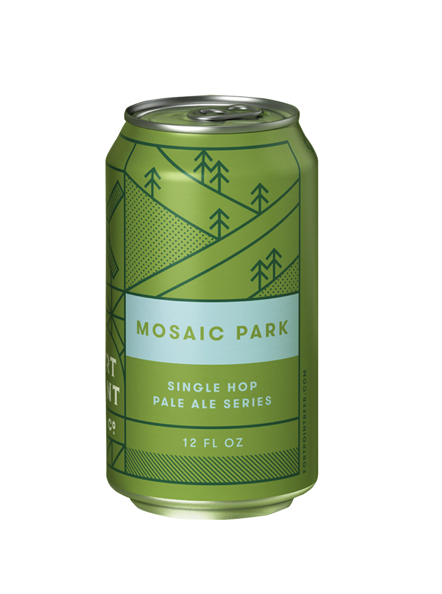 Fort Point Mosaic Park Single Hop Pale Ale series 4/6 12OZ Can