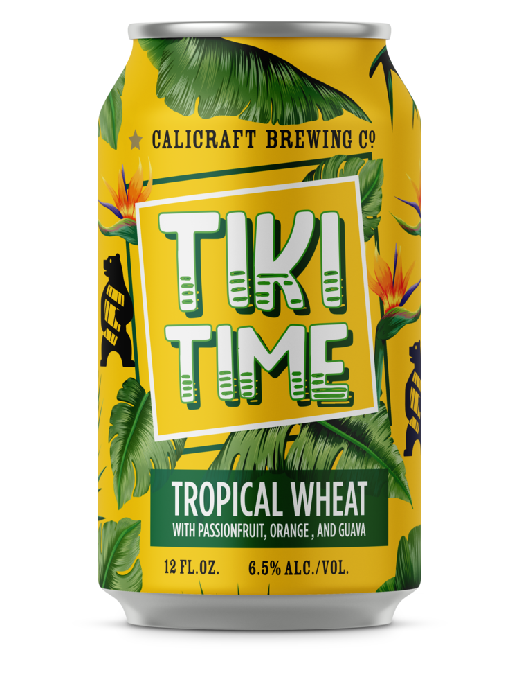 Calicraft Brewing Co. Tiki Time Tropical Wheat 4/6 12OZ CAN
