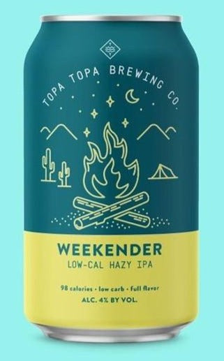 Topa Topa Weekender Low Cal Hazy IPA 4/6 12OZ CAN