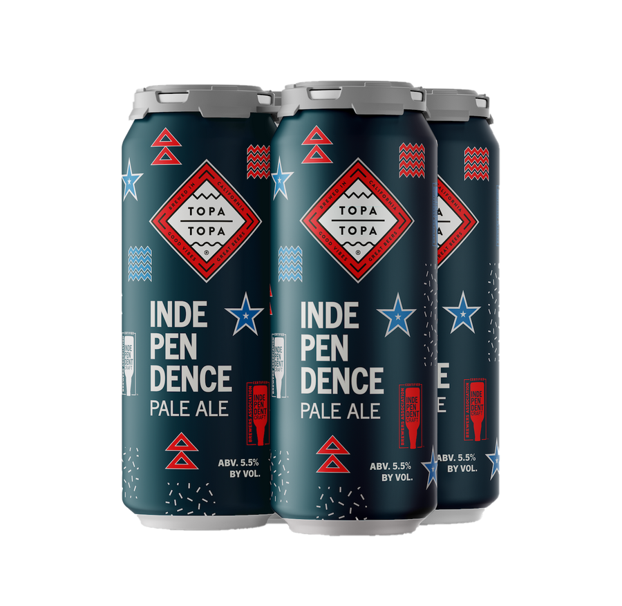 Topa Topa Independence Day Pale Ale 6/4 16OZ CAN