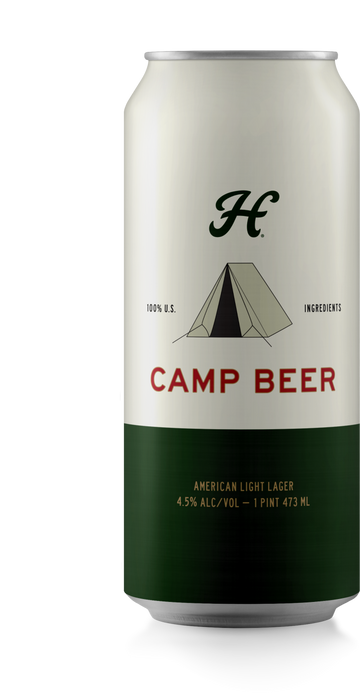 Harland Camp Beer American Light Lager 6/4 16OZ CAN
