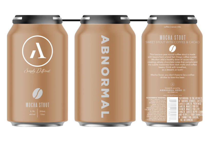 Abnormal Beer Co. Mocha Stout 4/6 12oz cans