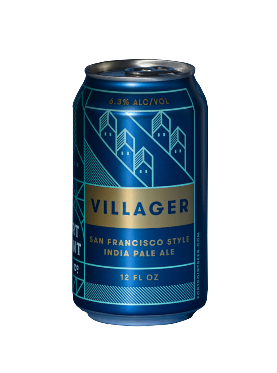 Fort Point Villager SF IPA 4/6 12OZ Can